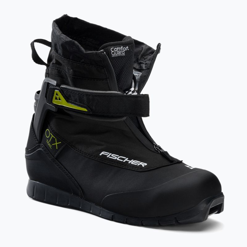 Черевики для бігових лиж Fischer OTX Trail black/yellow 11