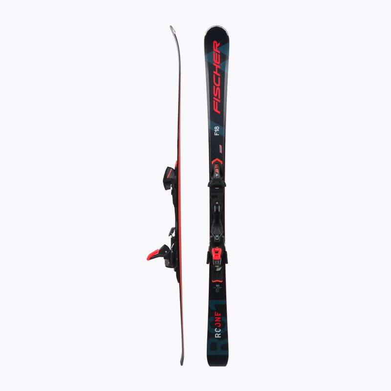 Лижі гірські Fischer RC ONE F18 AR + RS 11 PR black/red 2