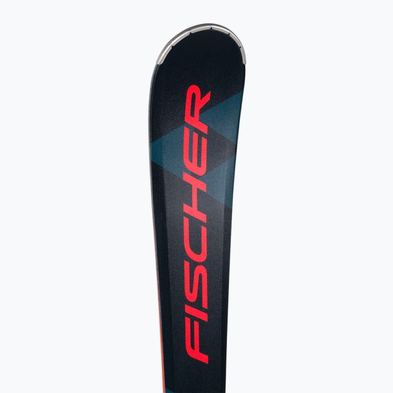 Лижі гірські Fischer RC ONE F18 AR + RS 11 PR black/red 8