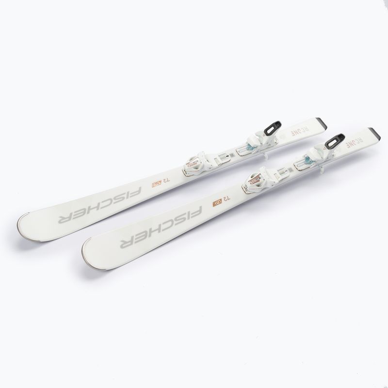 Лижі гірські жіночі Fisher RC ONE LITE 72 SLR + RS9 SLR білі P15221 4