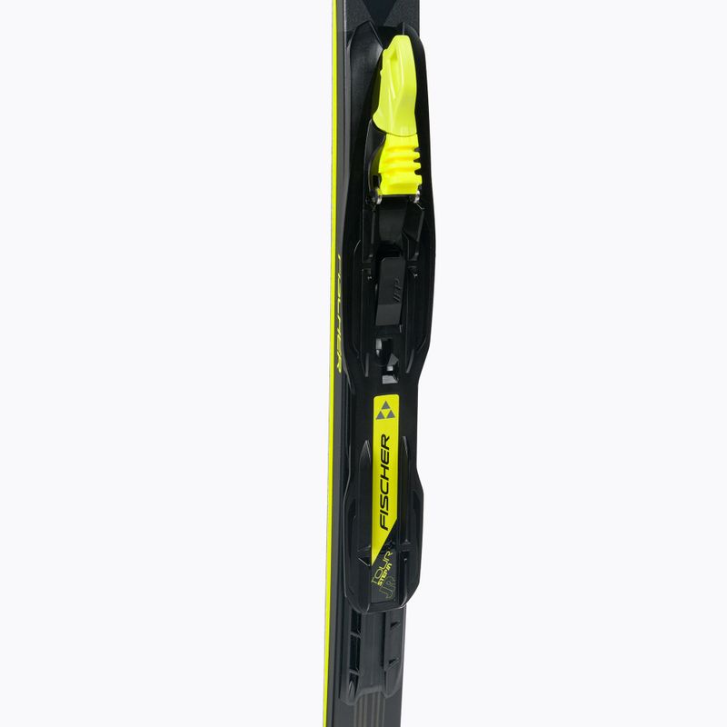 Лижі бігові дитячі Fischer Sprint Crown + Tour Step-In black/yellow 6