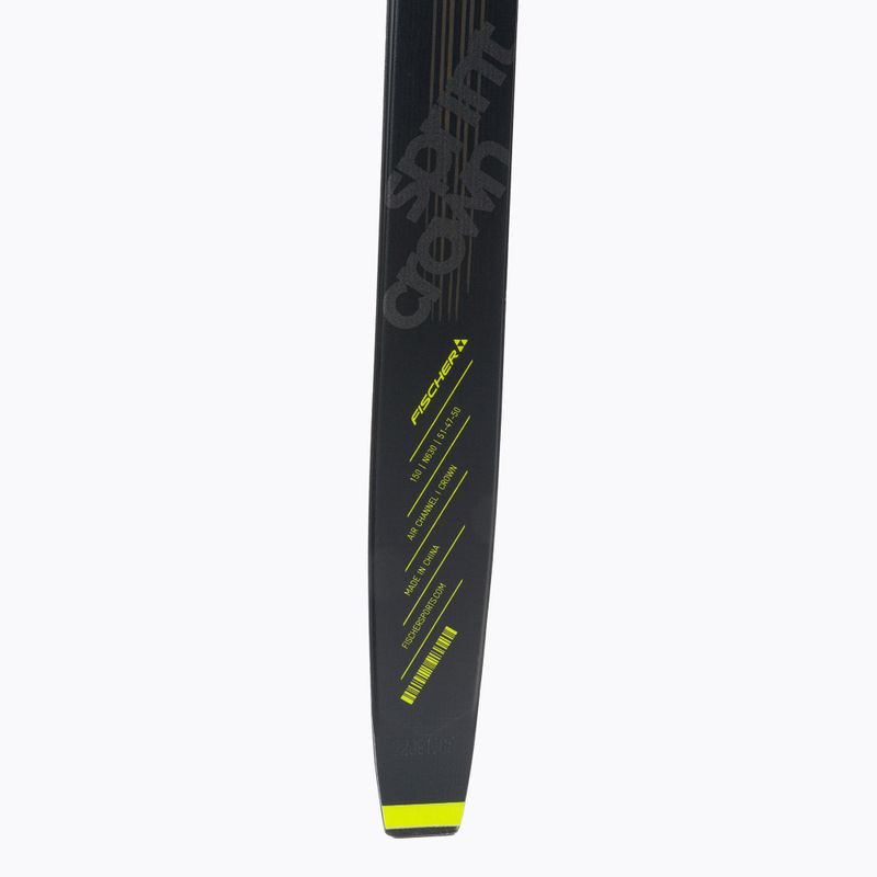 Лижі бігові дитячі Fischer Sprint Crown + Tour Step-In black/yellow 7