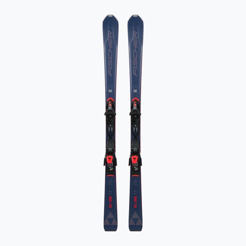 Лижі гірські Fischer RC ONE 73 AR + RS 11 PR navy/red
