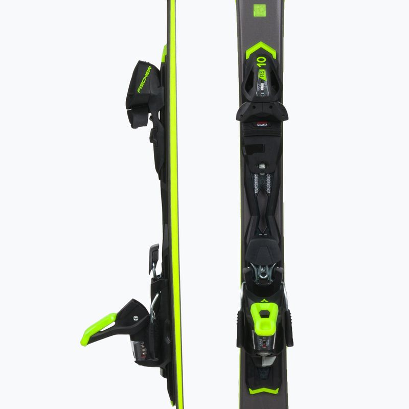 Лижі гірські Fischer RC ONE 74 AR + RS 10 PR grey/yellow 5