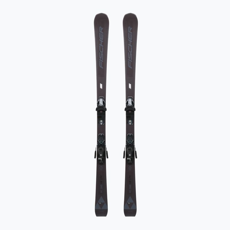 Лижі гірські жіночі Fischer RC ONE LITE 68 SLR + RS9 SLR black