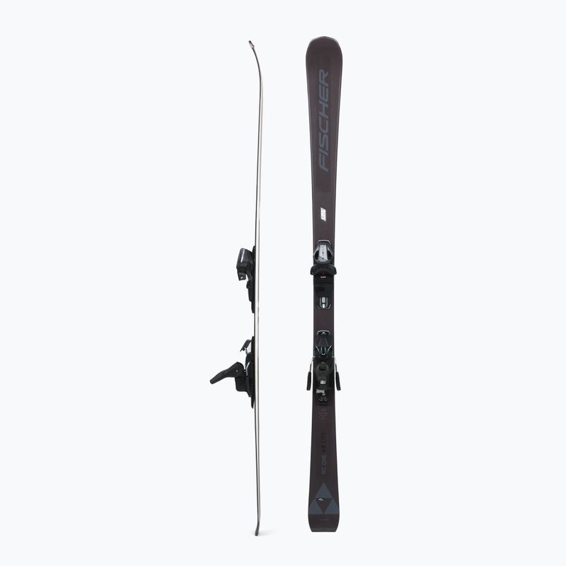 Лижі гірські жіночі Fischer RC ONE LITE 68 SLR + RS9 SLR black 2