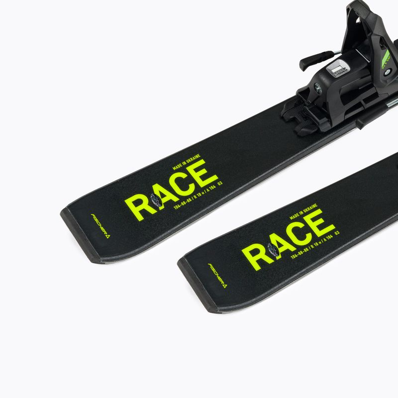 Лижі гірські дитячі Fischer RC4 RACE JR JRs + FJ4 CA JRs black 9