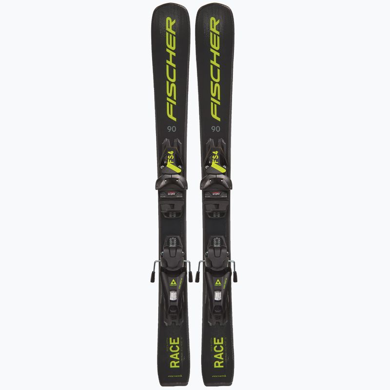 Лижі гірські дитячі Fischer RC4 RACE JR JRs + FJ4 CA JRs black 10