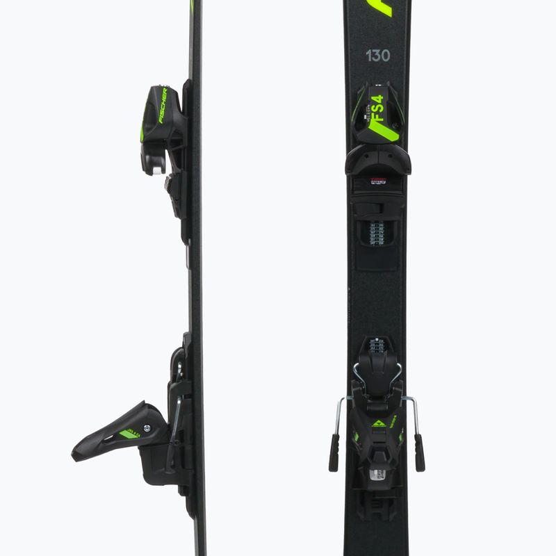 Лижі гірські дитячі Fischer RC4 RACE JR JRs + FJ4 CA JRs black/yellow 5