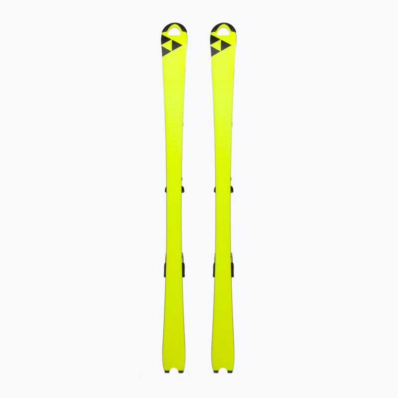 Лижі гірські дитячі Fischer RC4 Worldcup SL JR. M/O-Plate + RC4 Z9 GW AC black/yellow 3