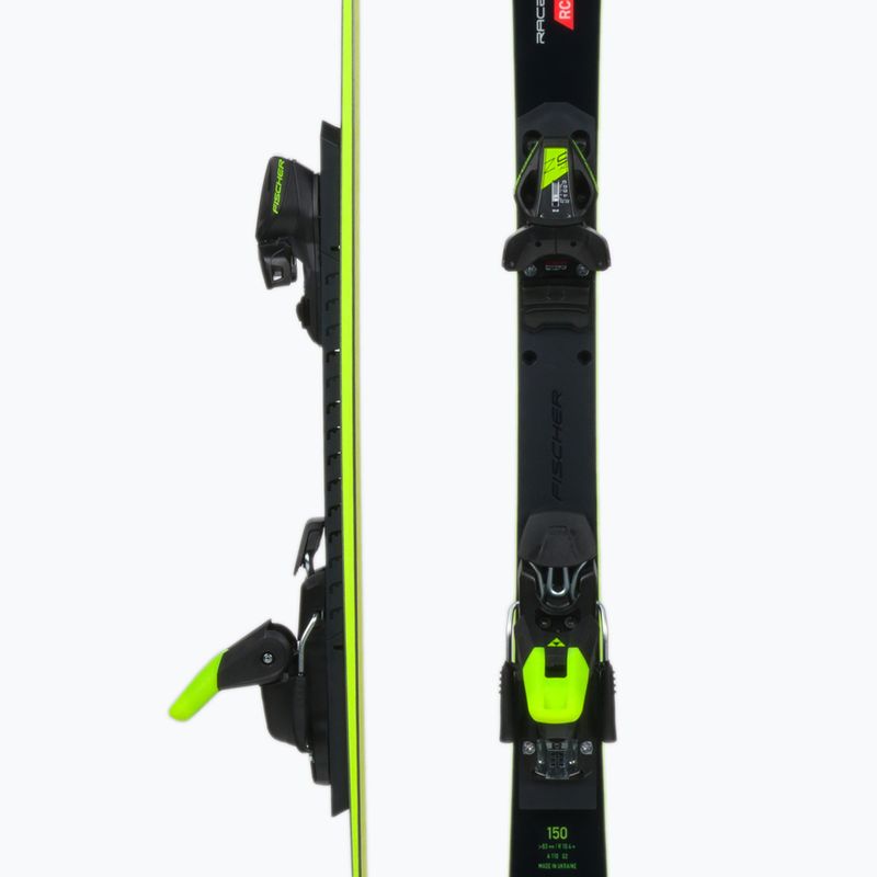 Лижі гірські дитячі Fischer RC4 Worldcup SL JR. M/O-Plate + RC4 Z9 GW AC black/yellow 5