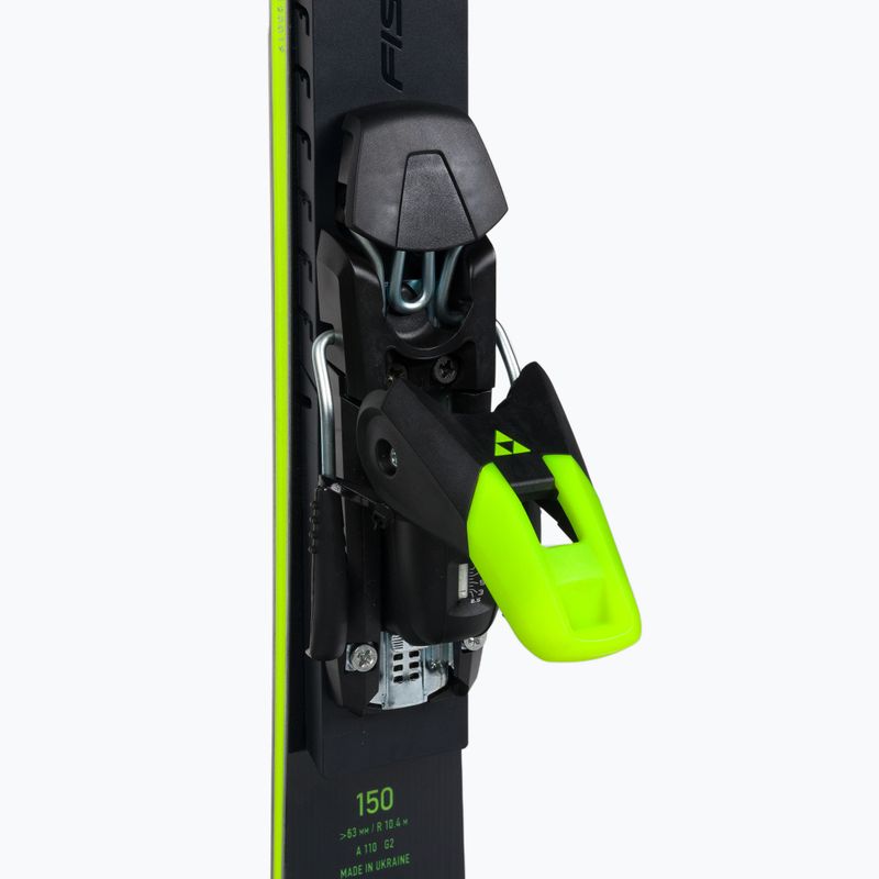 Лижі гірські дитячі Fischer RC4 Worldcup SL JR. M/O-Plate + RC4 Z9 GW AC black/yellow 6