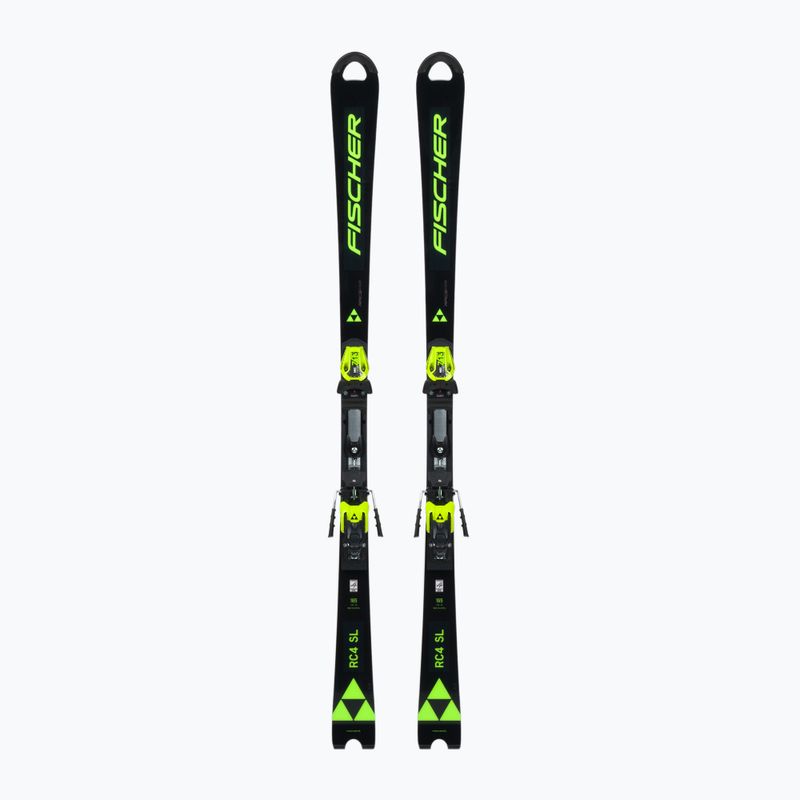 Лижі гірські чоловічі Fischer RC4 Worldcup SL M Plate + RC4 Z13 FF black/yellow