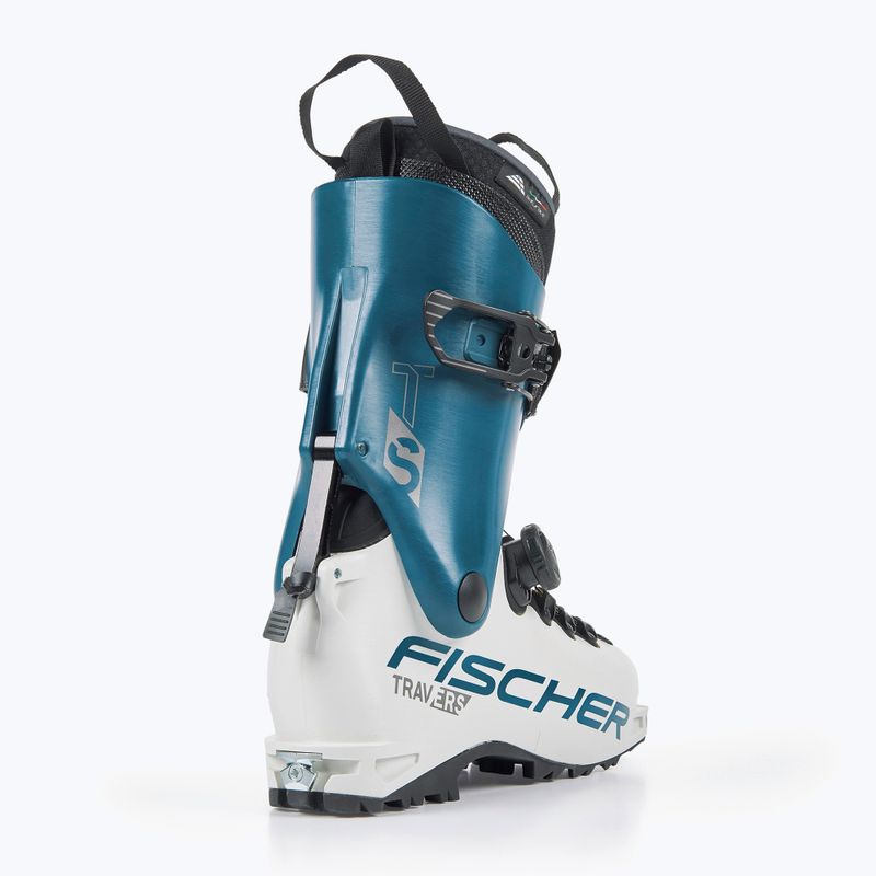 Черевики для скітуру Fischer Travers TS white/blue 10