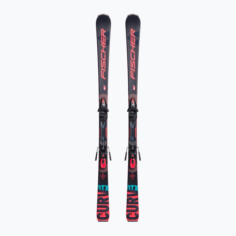 Лижі гірські Fischer The Curv DTX MT + RSX Z12 PR black/red