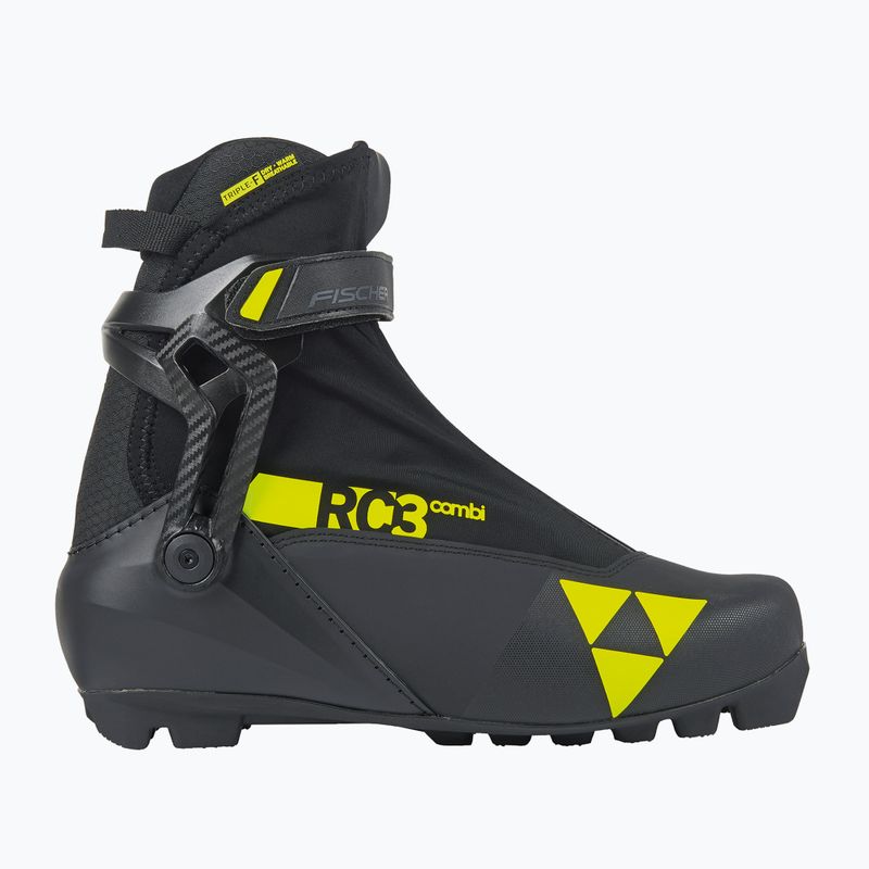 Черевики для бігових лиж Fischer RC3 Combi black/yellow 2