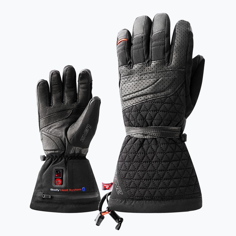 Рукавиці гірськолижні жіночі Lenz Heat Glove 6.0 Finger Cap black 8