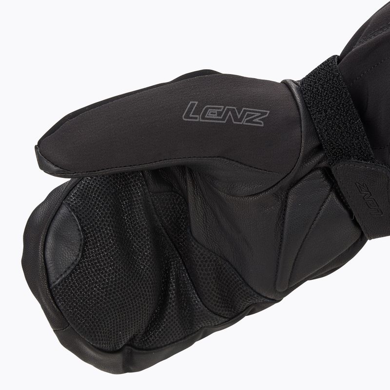 Рукавиці гірськолижні Lenz Heat Glove 6.0 Finger Cap Mittens black 4