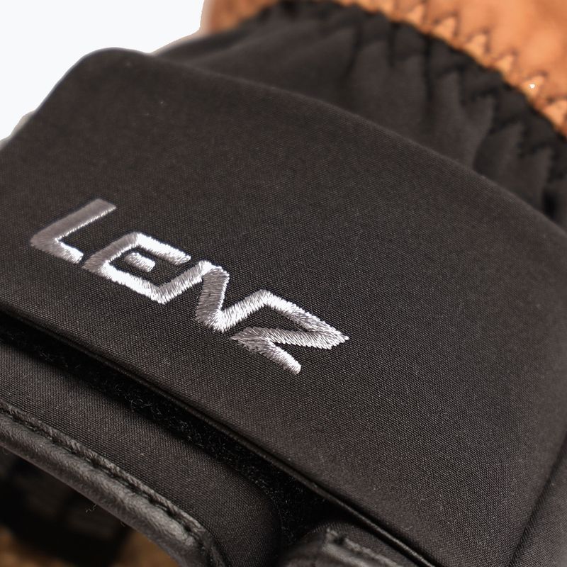 Рукавиці гірськолижні чоловічі Lenz Think About brown/black 4