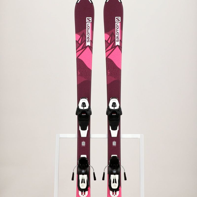 Дитячі гірські лижі Salomon Lux Jr M+L6 bordeau/pink 11