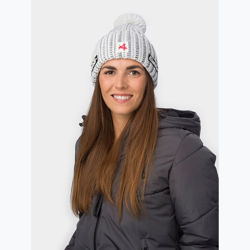 Шапка зимова Eisbar Ronda Pompon SA white 3