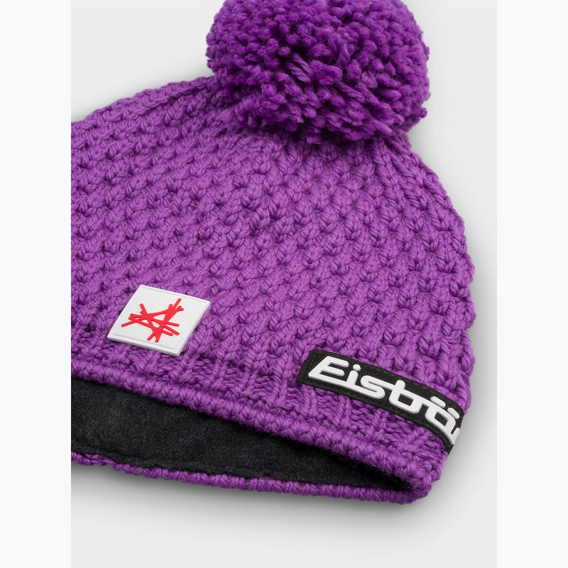 Шапка зимова Eisbar Trail Pompon SA purple 2