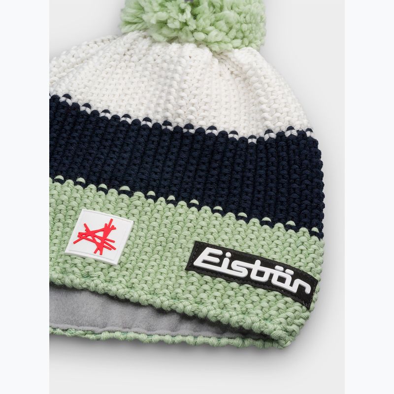 Шапка зимова Eisbar Star Pompon SA mint green 2