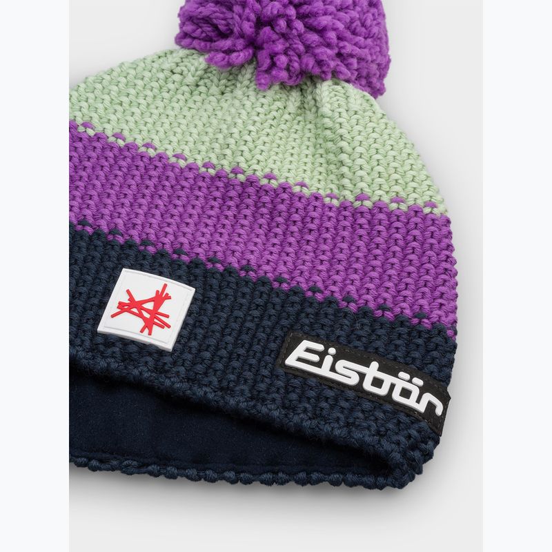 Шапка зимова дитяча Eisbar Stan Pompon SA purple 2