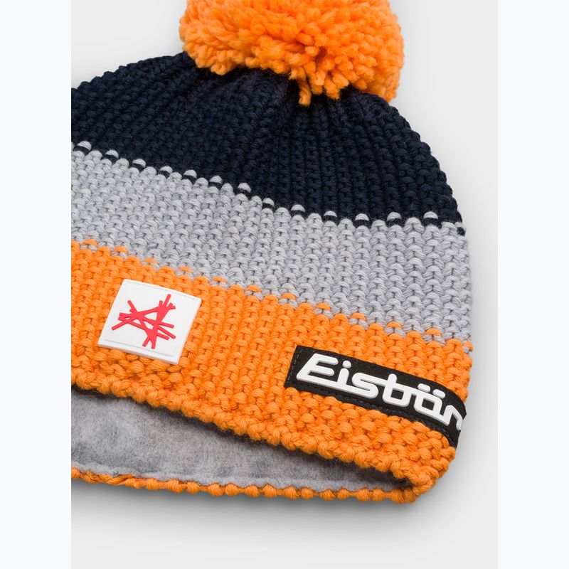 Шапка зимова дитяча Eisbar Stan Pompon SA orange 2