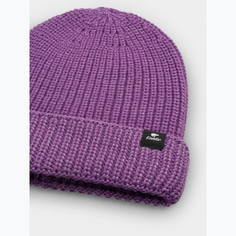 Шапка зимова дитяча Eisbar Lenoko Reflective purple 2