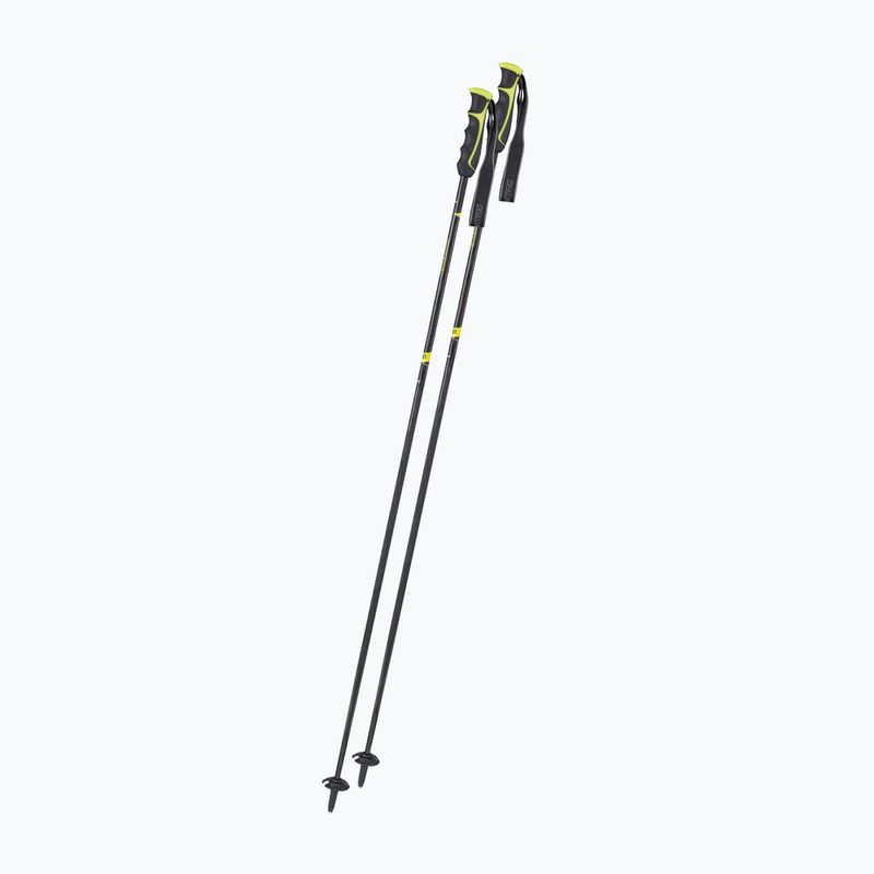 Лижні палиці Komperdell Booster Speed Carbon Series чорні/жовті 7