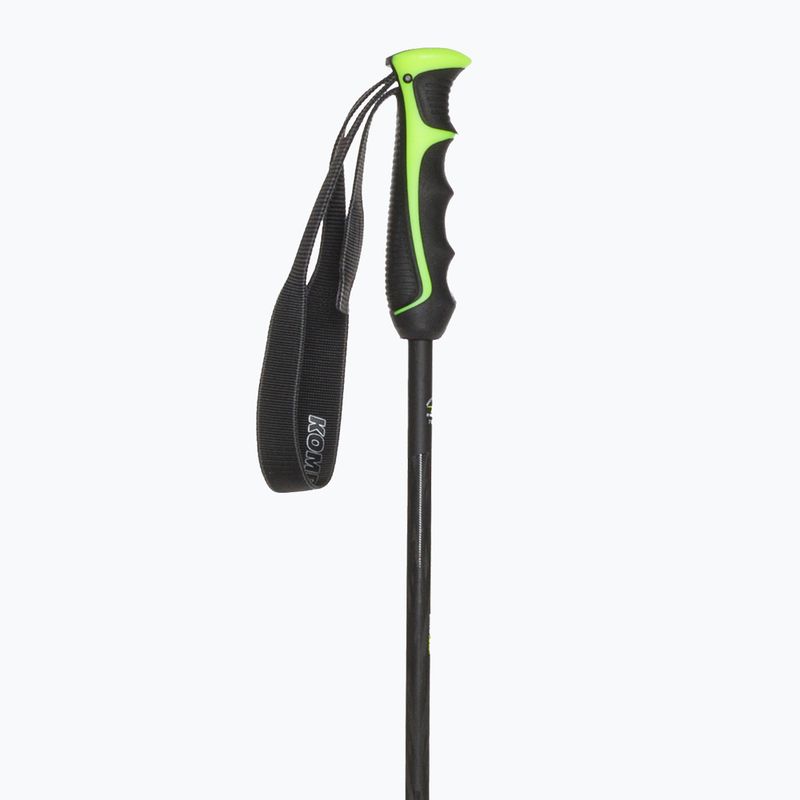 Лижні палиці Komperdell Booster Speed Carbon Series чорні/жовті 2