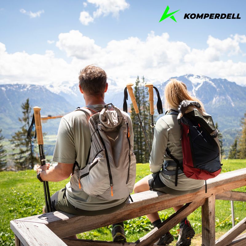 Трекінгові палиці Komperdell Carbon Ultra Zero Compact коричневого кольору 5