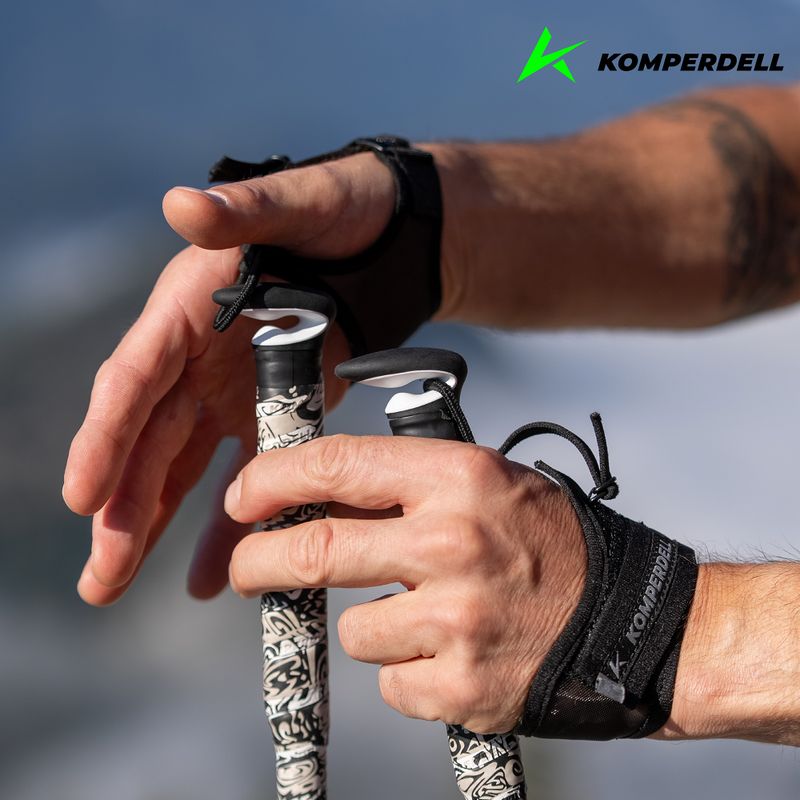 Палиці для бігу Komperdell FXP Carbon The Erlkönig black/white 6