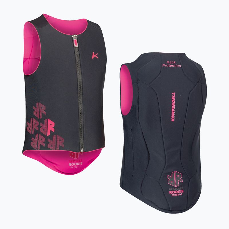 Жилет захисний дитячий Komperdell Ballistic Flex Fit Pro Jr black/pink 2