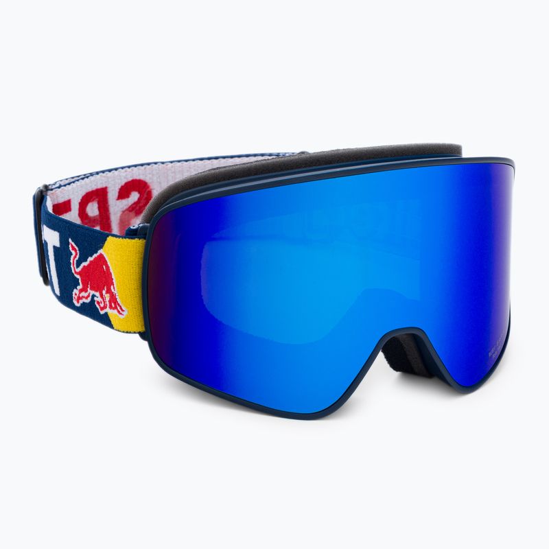 Маска лижна Red Bull SPECT Rush Polarised matt blue/blue/brown blue mirror/blue snow 001
