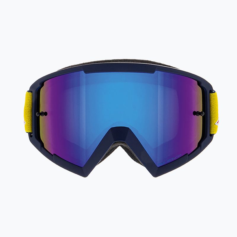 Маска велосипедна Red Bull SPECT Whip matt blue/grey/blue mirror/blue flash 001 2