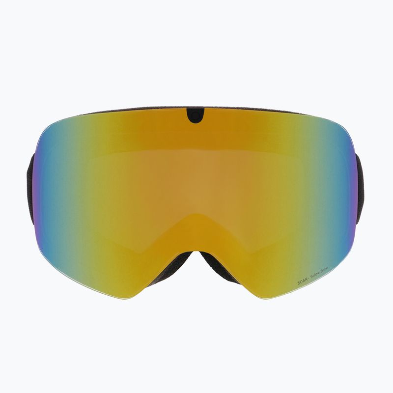 Гірськолижні окуляри Red Bull SPECT Soar matt black/dk anthr grey/жовте дзеркало/жовті окуляри для катання на снігу 2