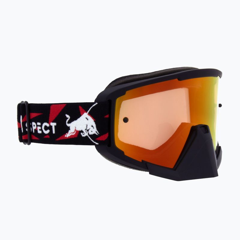 Окуляри велосипедні Red Bull SPECT Whip matt black/amber red mirror 4