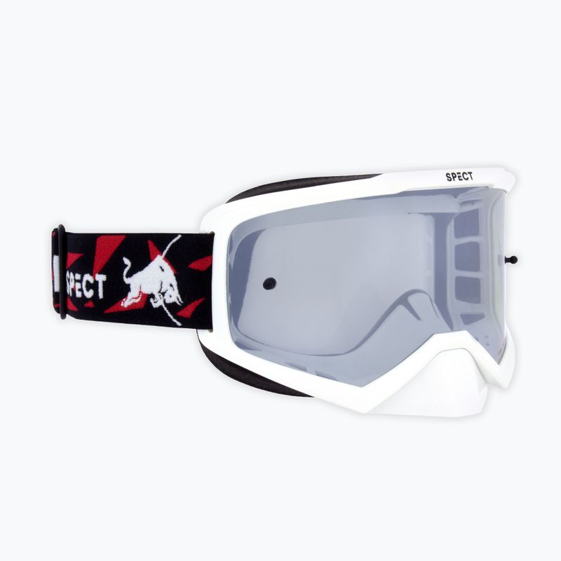 Окуляри велосипедні Red Bull SPECT Evan shiny white/smoke silver mirror 4