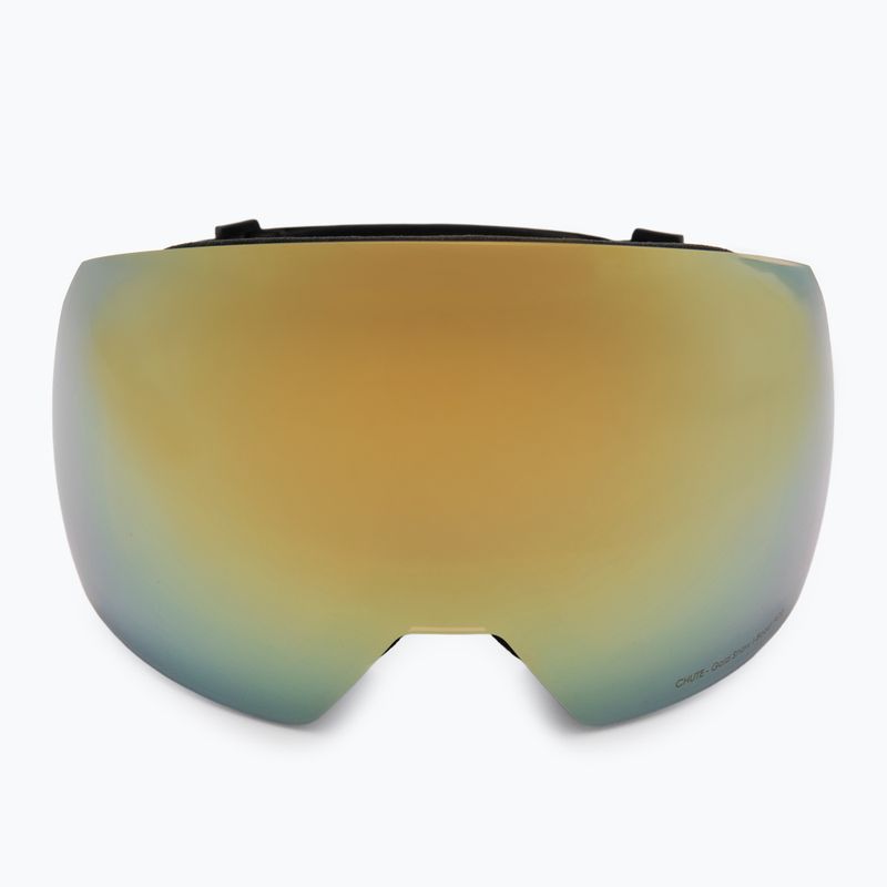 Окуляри гірськолижні Red Bull SPECT Chute black/brown with gold mirror/cloudy snow 2