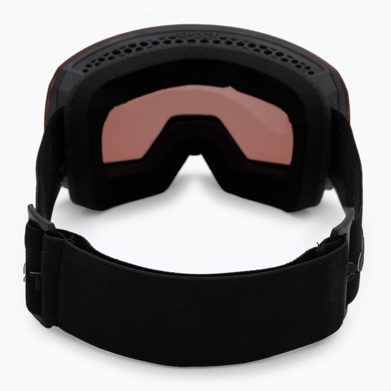 Окуляри гірськолижні Red Bull SPECT Chute black/brown with gold mirror/cloudy snow 3