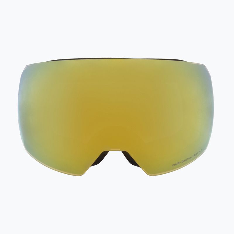 Окуляри гірськолижні Red Bull SPECT Chute black/brown with gold mirror/cloudy snow 4
