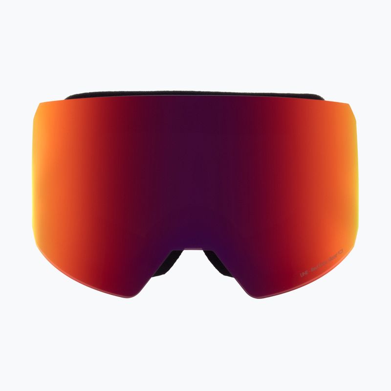 Окуляри гірськолижні Red Bull SPECT Line black/brown with red mirror/cloudy snow 8