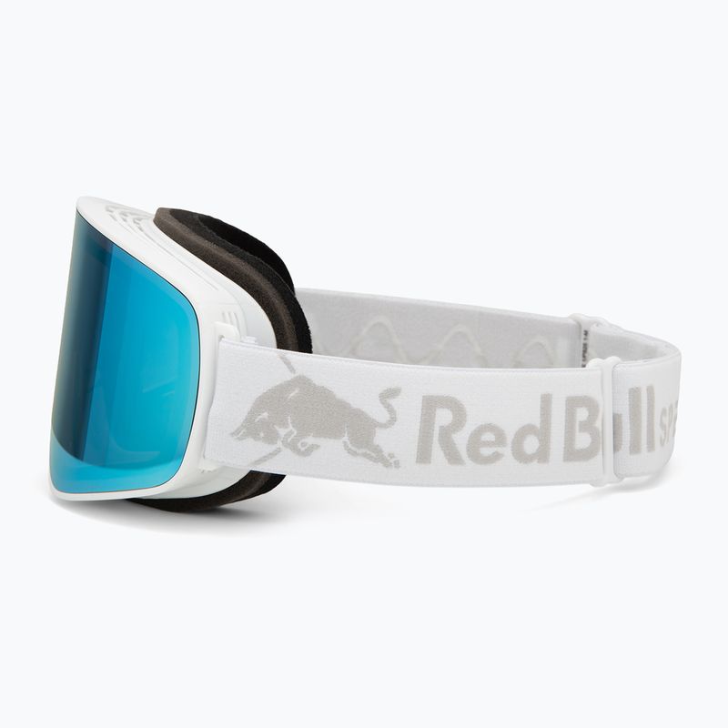 Окуляри гірськолижні Red Bull SPECT Rush white/ice blue snow/smoke with blue mirror 4
