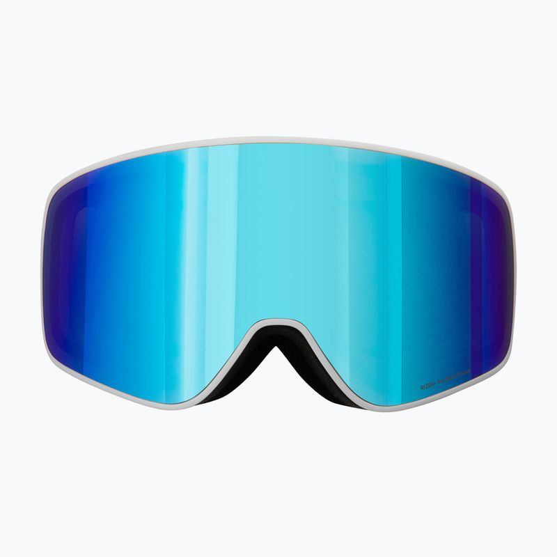 Окуляри гірськолижні Red Bull SPECT Rush white/ice blue snow/smoke with blue mirror 2