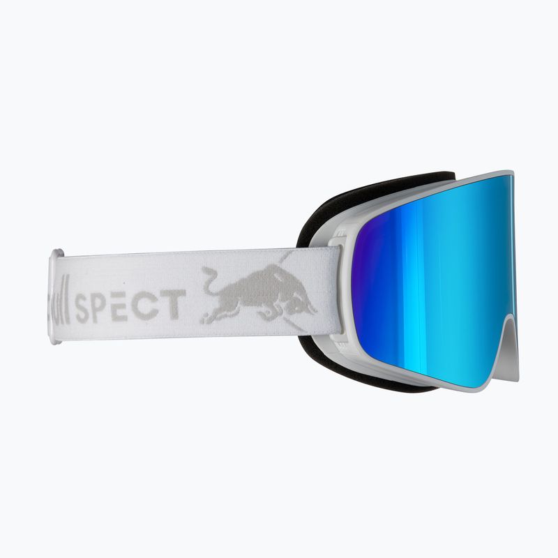 Окуляри гірськолижні Red Bull SPECT Rush white/ice blue snow/smoke with blue mirror 3