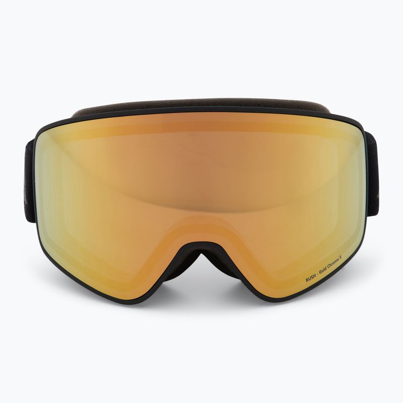 Окуляри гірськолижні Red Bull SPECT Rush Photo black/brown with gold chrome x 2