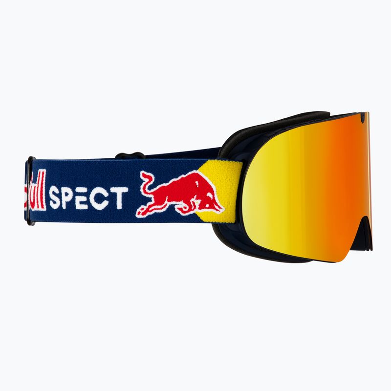 Окуляри гірськолижні Red Bull SPECT Rush matt blue/orange with red mirror 7