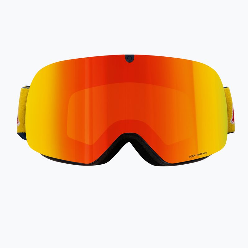Окуляри гірськолижні Red Bull SPECT Rush matt blue/orange with red mirror 9